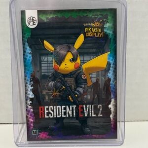 Pokémon Pikachu Cosplay Resident Evil 2 Holo